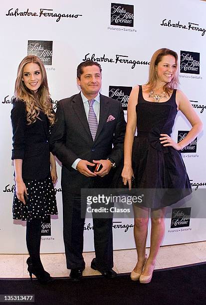 Alejandro Basteri during the Red Carpet Salvatore Ferragamo Resort 2012 Collection Launch at the Saks Fifth Avenue store Polanco on 6 december, 2011...