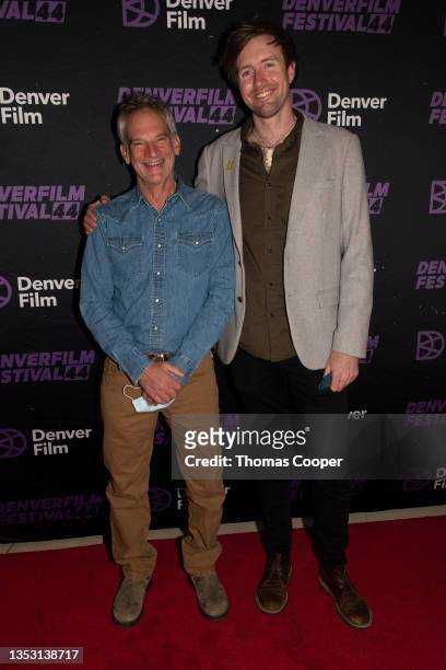 American Writer Jon Krakauer and Director Max Lowe at the screening of the National Geographic Documentary film "TORN" on the 1999 death of American...