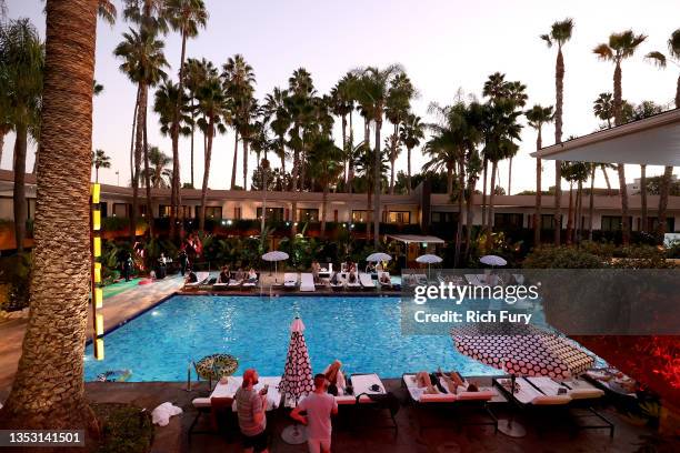 View of the pool at Vulture Festival 2021 at The Hollywood Roosevelt on November 13, 2021 in Los Angeles, California.