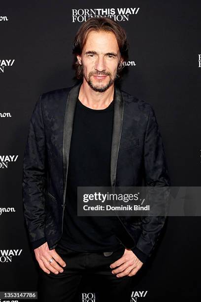 Thomas Hayo attends the Dom Perignon & Born This Way Foundation host Charity Dinner on World Kindness Day at Museum of Modern Art on November 13,...