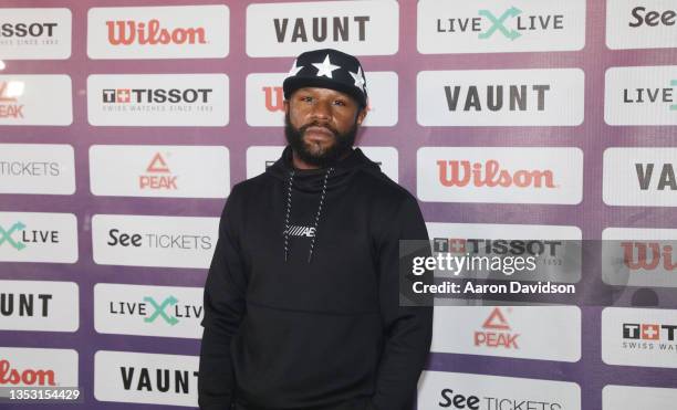 Floyd Mayweather attends 2021 Ballerfest: Music Lives at Bayfront Park on November 13, 2021 in Miami, Florida.