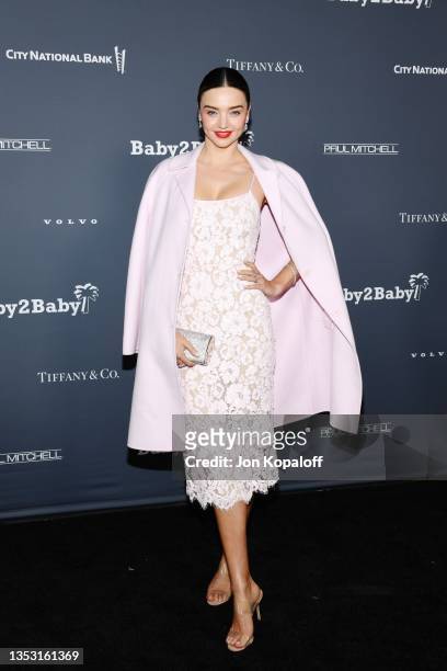 Miranda Kerr attends the Baby2Baby 10-Year Gala Presented By Paul Mitchell at the Pacific Design Center on November 13, 2021 in West Hollywood,...