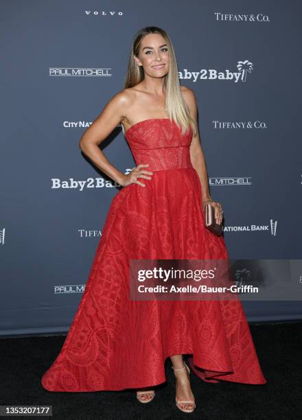 Lauren Conrad attends Baby2Baby 10-Year Gala Presented by Paul Mitchell at Pacific Design Center on November 13, 2021 in West Hollywood, California.