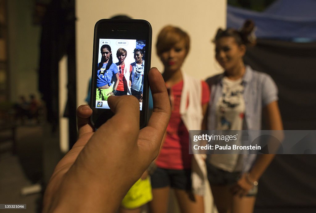 Behind The Scenes At A Myanmar Fashion Show