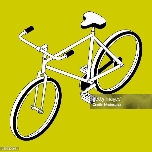 bicycle - pedal stock illustrations