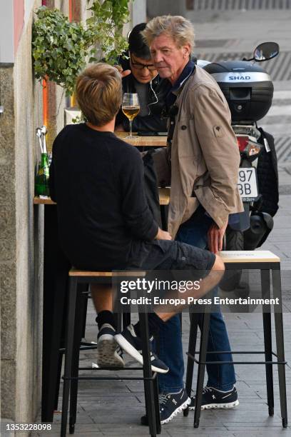 Ernst Of Hanover and Christian of Hanover are seen on October 27 in Madrid, Spain.