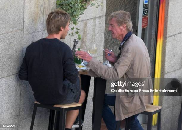 Ernst Of Hanover and Christian of Hanover are seen on October 27 in Madrid, Spain.