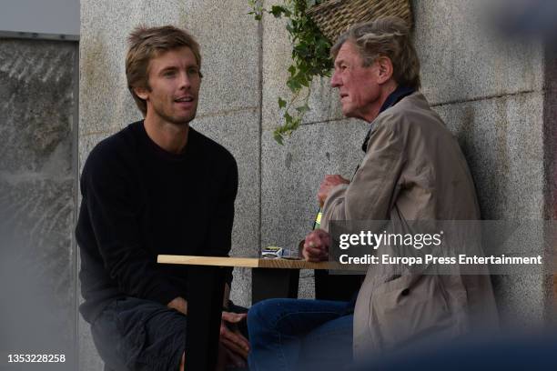 Ernst Of Hanover and Christian of Hanover are seen on October 27 in Madrid, Spain.