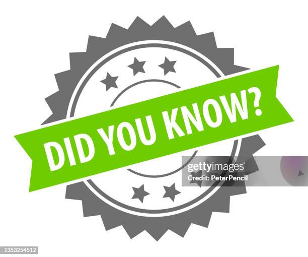 did you know? - stamp, imprint, seal template. grunge effect. vector stock illustration - did you know stock illustrations