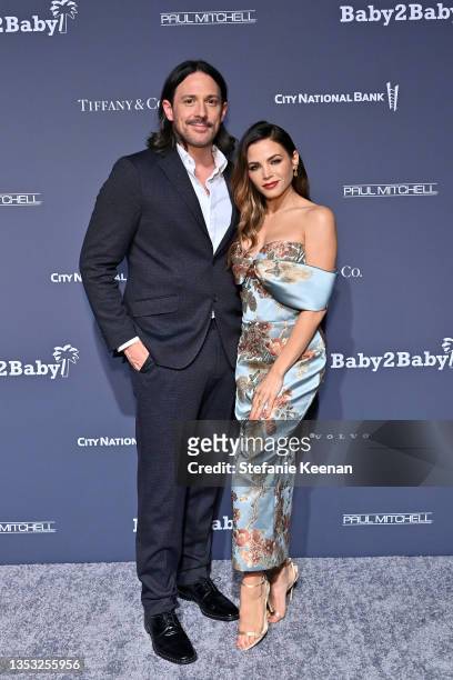 Steve Kazee and Jenna Dewan attend the Baby2Baby 10-Year Gala presented by Paul Mitchell on November 13, 2021 in West Hollywood, California.