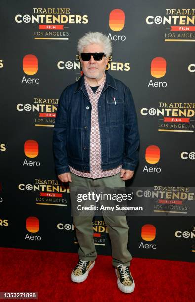 Writer/Director Pedro Almodóvar from Sony Pictures Classics' 'Parallel Mothers' attends the Deadline's The Contenders Film at DGA Theater Complex on...