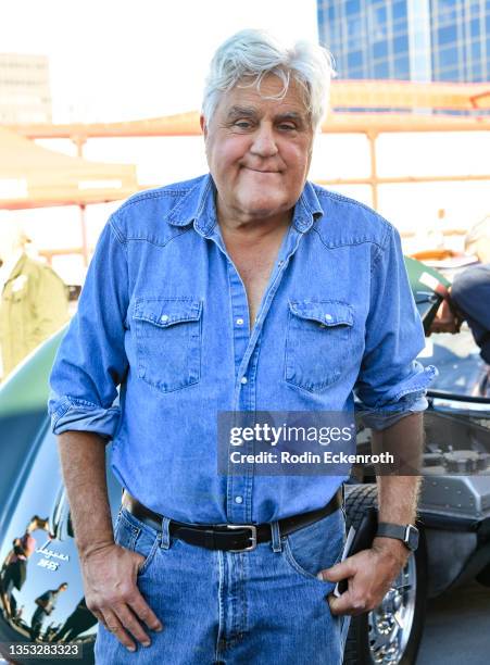 Jay Leno poses for portrait at BritWeek's Luxury Car Rally Co-Hosted By The Petersen Automotive Museum at Petersen Automotive Museum on November 14,...