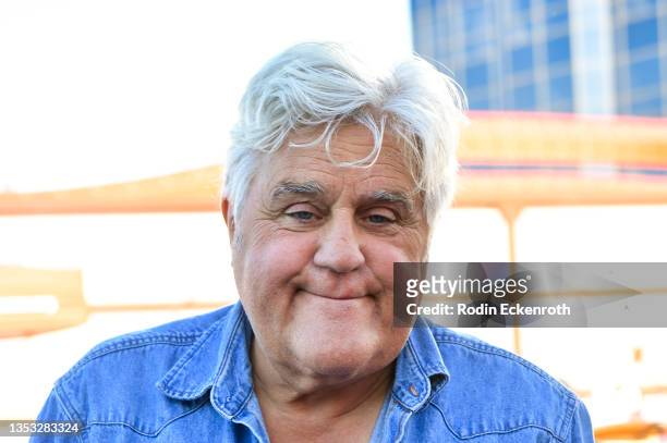 Jay Leno poses for portrait at BritWeek's Luxury Car Rally Co-Hosted By The Petersen Automotive Museum at Petersen Automotive Museum on November 14,...