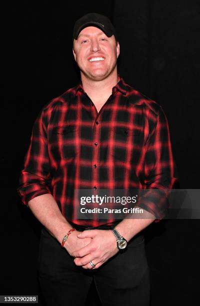 Kroy Biermann attends the Atlanta Ultimate Women's Expo at Cobb Galleria on November 14, 2021 in Atlanta, Georgia.