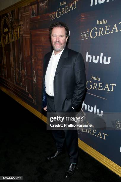 Douglas Hodge attends the premiere of Hulu's "The Great" at Sunset Room Hollywood on November 14, 2021 in Los Angeles, California.