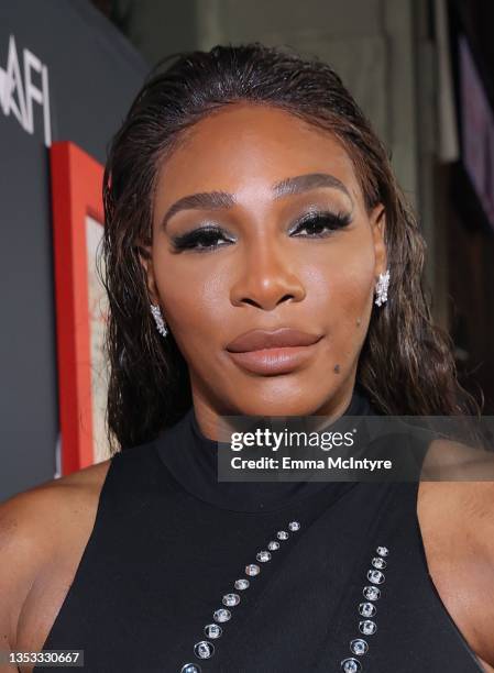 Serena Williams attends the 2021 AFI Fest Closing Night Premiere of Warner Bros. "King Richard" at TCL Chinese Theatre on November 14, 2021 in...