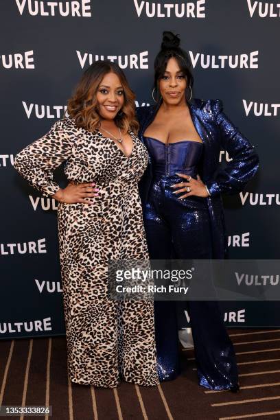 Sherri Shepherd and Niecy Nash attend Vulture Festival 2021 at The Hollywood Roosevelt on November 14, 2021 in Los Angeles, California.
