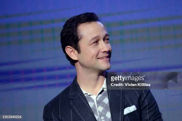 Joseph Gordon-Levitt speaks at A ‘3rd Rock From the Sun’ Reunion during Vulture Festival 2021 at The Hollywood Roosevelt on November 14, 2021 in Los...