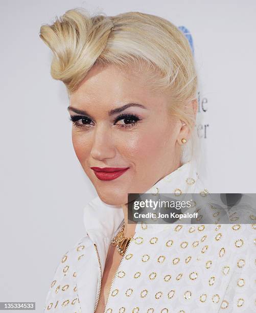 Recording artist Gwen Stefani arrives at "In The Land Of Blood And Honey" Los Angeles Premiere on December 8, 2011 in Hollywood, United States.