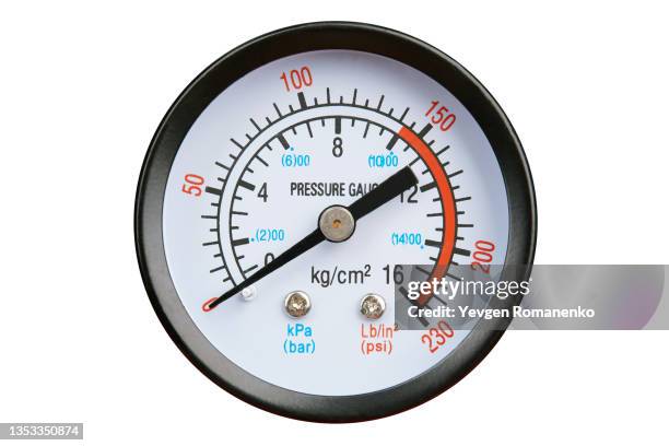 manometer isolated on white background - manufacturing machinery close up stock pictures, royalty-free photos & images