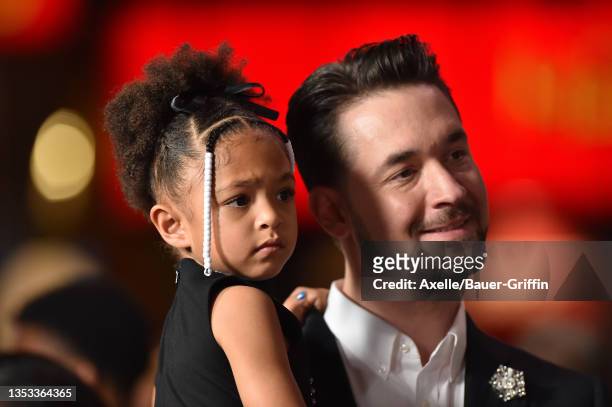 Alexis Olympia Ohanian Jr. And Alexis Ohanian attend the 2021 AFI Fest - Closing Night Premiere of Warner Bros. "King Richard" at TCL Chinese Theatre...