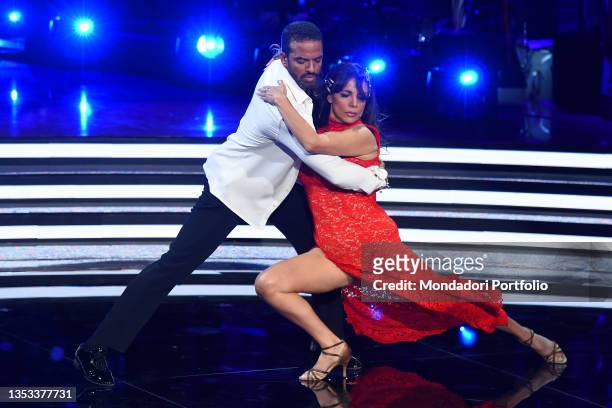Maykel Fonts and Mietta during the fifth episode of the broadcast Dancing with the stars at the auditorium Rai Foro Italico. Rome , November 13th,...