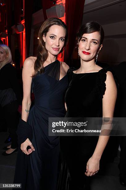 Writer/Director Angelina Jolie and Zana Marjanovic at FilmDistrict's Los Angeles Premiere of "In the Land of Blood and Honey" held at ArcLight...