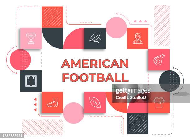 ilustraciones, imágenes clip art, dibujos animados e iconos de stock de plantilla de banner web de fútbol americano - locker room