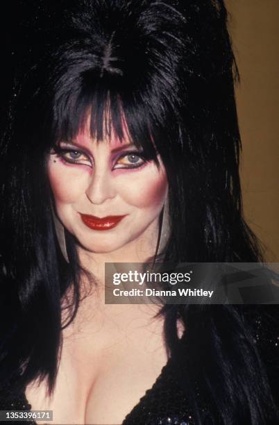 Actress Cassandra Peterson poses for a portrait circa 1984 in Los Angeles City.