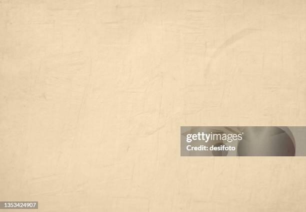 empty blank bright light beige or cream coloured grunge wall textured effect vector backgrounds with subtle lines or scars pattern all over - khaki texture stock illustrations