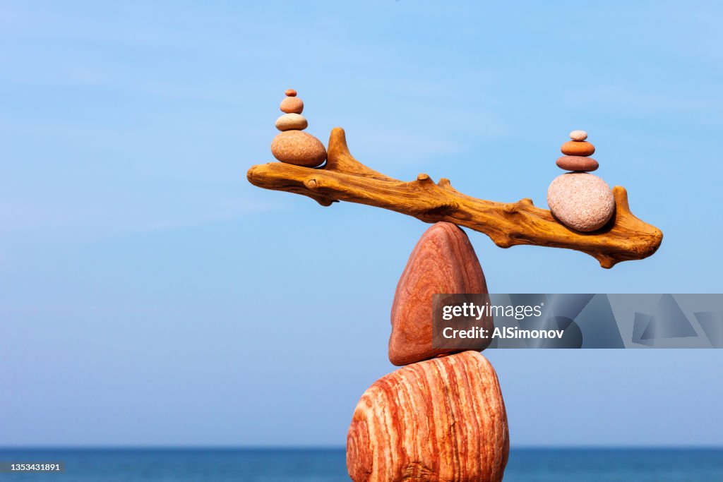 Concept of harmony and balance. The disturbed equilibrium. Imbalance