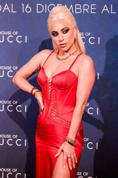 Lady Gaga at the premiere of House of Gucci in Milan