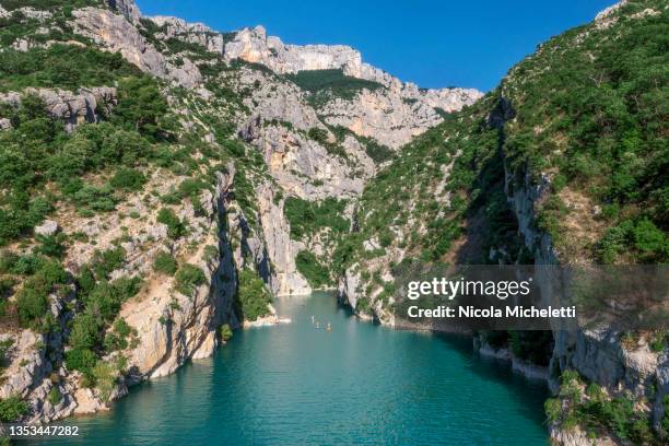the verdon gorge - verdun stock pictures, royalty-free photos & images