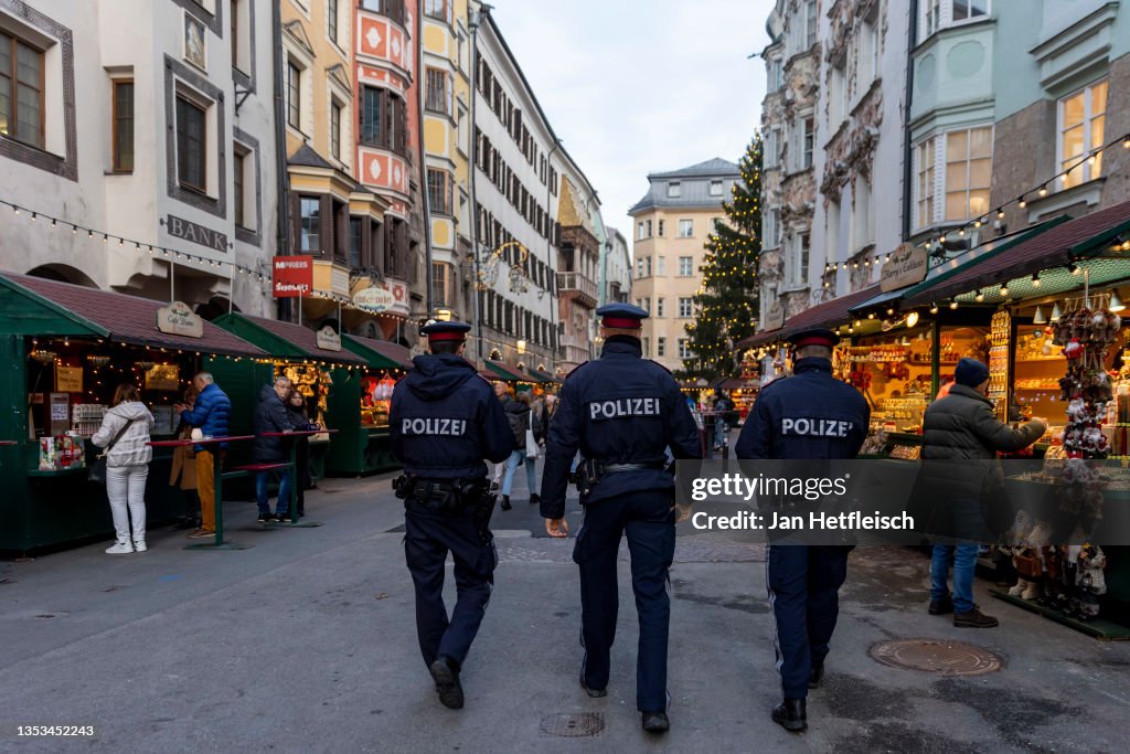 Austria Launches Nationwide Lockdown For The Unvaccinated