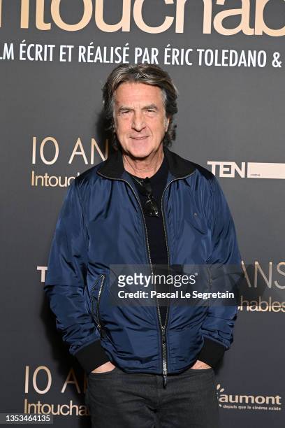 François Cluzet attends the 10th Anniversary of the film "Intouchables" at UGC Normandie on November 15, 2021 in Paris, France.