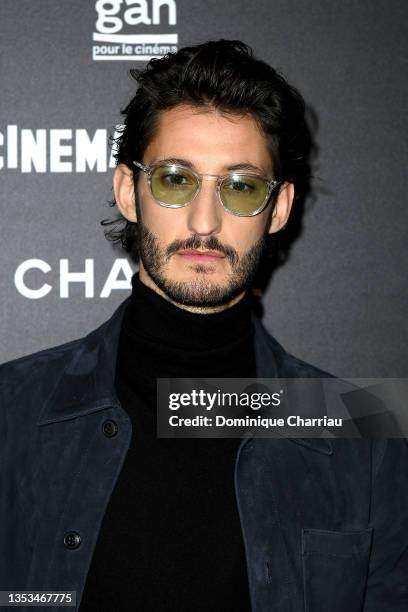 Pierre Niney attends "Les Amants" Premiere as part of Nicole Garcia's Retrospective At La Cinematheque on November 15, 2021 in Paris, France.