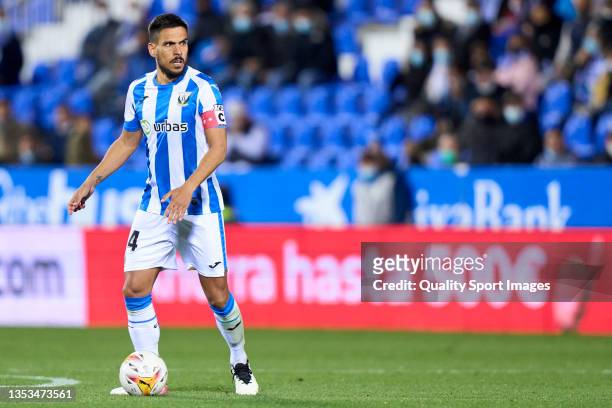 Recio of CD Leganes looks on during the LaLiga Smartbank match between CD Leganes and Real Valladolid CF at Stadium of Butarque on 14 November, 2021...