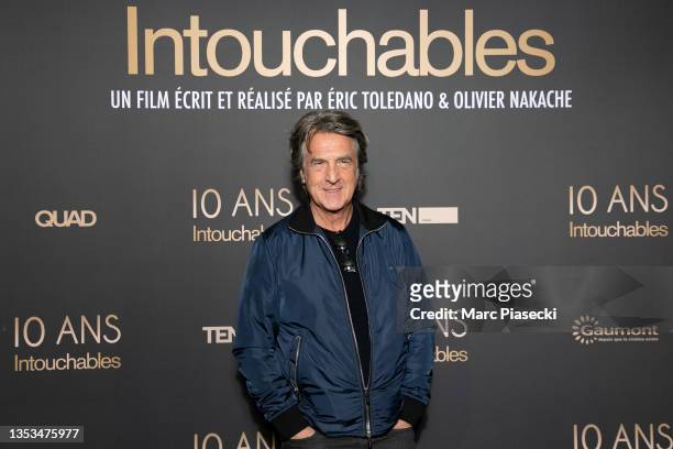 Actor Francois Cluzet attends the 10th Anniversary of the film "Intouchables" at UGC Normandie on November 15, 2021 in Paris, France.