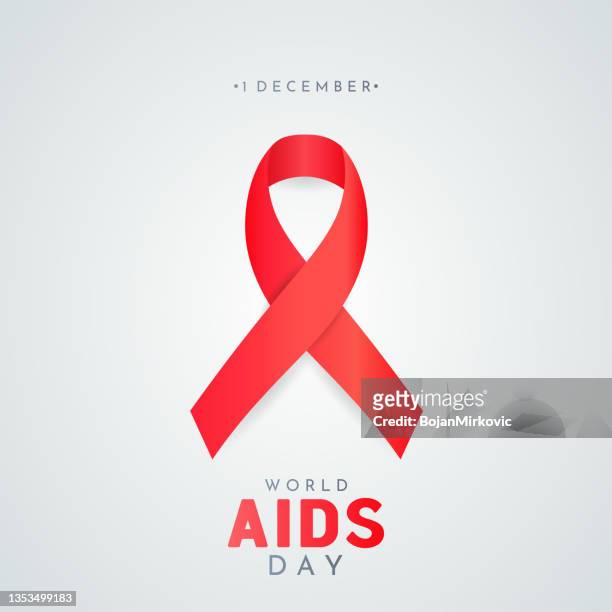 world aids day poster. vector - world aids day 幅插畫檔、美工圖案、卡通及圖標