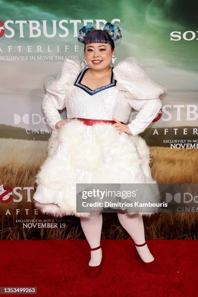 Naomi Watanabe attends the "Ghostbusters: Afterlife" New York Premiere at AMC Lincoln Square Theater on November 15, 2021 in New York City.