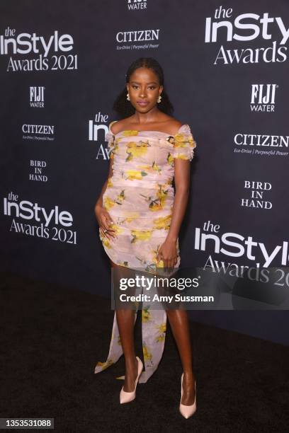 Amanda Gorman attends the 6th Annual InStyle Awards on November 15, 2021 in Los Angeles, California.