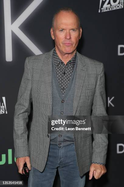 Michael Keaton attends the Premiere Of Hulu's And 20th Television's "Dopesick" at NeueHouse Los Angeles on November 15, 2021 in Hollywood, California.