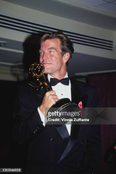 American actor Peter Bergman attends the 19th Daytime Emmy Awards, held at the Sheraton New York Hotel & Towers in New York City, New York, 23rd June...
