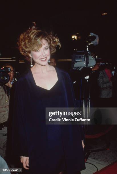 American actress Annette Bening attends the 49th Golden Globe Awards, held at the Beverly Hilton Hotel in Beverly Hills, California, 19th January...