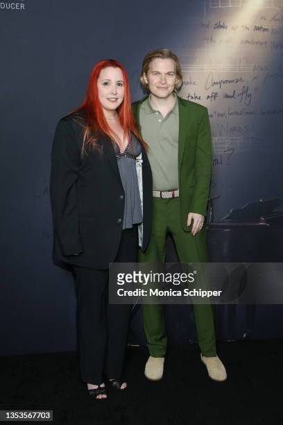 Dylan Farrow and Ronan Farrow attend Netflix's "tick, tick...BOOM!" New York premiere at Schoenfeld Theater on November 15, 2021 in New York City.