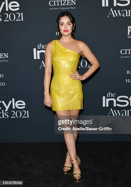 Lucy Hale attends the 6th Annual InStyle Awards on November 15, 2021 in Los Angeles, California.