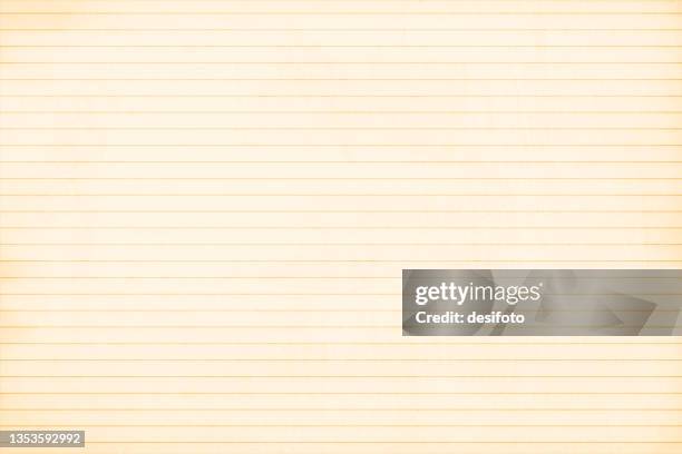 ilustraciones, imágenes clip art, dibujos animados e iconos de stock de fondos vectoriales horizontales de color beige crema pálido con un patrón de rayas estrechas de una sola línea en una hoja o página de papel - lined paper