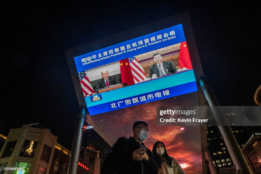 U.S. President Biden And China's President Xi Meet In Virtual Summit "n
