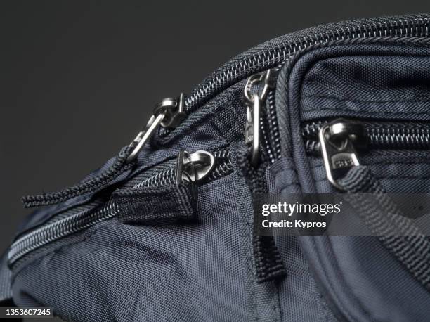 bum bag or waist bag - camera bag stock-fotos und bilder