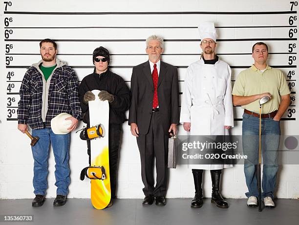 police line-up - prison line up stock pictures, royalty-free photos & images